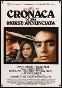 1c435 CHRONICLE OF A DEATH FORETOLD Italian 1sh '87 Cronaca Di Una Morte Annunciata!