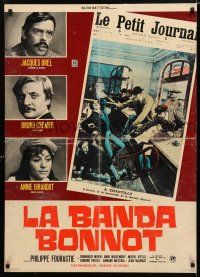 1c463 BONNOT'S GANG Italian lrg pbusta '68 Philippe Fourastie's La Bande a Bonnot!