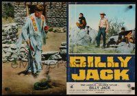1c491 BILLY JACK Italian photobusta '71 wacky Tom Laughlin poking rattlers + The Man!