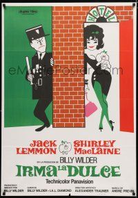 1c030 IRMA LA DOUCE Spanish R88 Shirley MacLaine & Jack Lemmon, directed by Billy Wilder!
