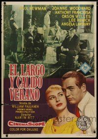 1c031 LONG, HOT SUMMER Spanish '59 Newman, Joanne Woodward, Faulkner, directed by Martin Ritt!