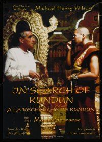 1c050 IN SEARCH OF KUNDUN Swiss '98 cool image of Martin Scorsese & Dalai Lama!