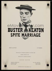 1c055 SPITE MARRIAGE Swiss R74 great image of stone-faced Buster Keaton!
