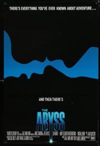 1d020 ABYSS int'l 1sh '89 directed by James Cameron, Ed Harris, Mary Elizabeth Mastrantonio!