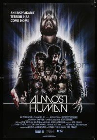 1d034 ALMOST HUMAN 1sh '13 cool horror artwork by The Dude Designs!