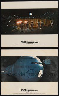 1e256 2001: A SPACE ODYSSEY 2 color English FOH LCs '68 Stanley Kubrick, sci-fi images in Cinerama!