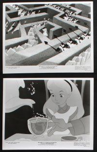 1e678 ALICE IN WONDERLAND 8 8x10 stills R74 Walt Disney Lewis Carroll classic!