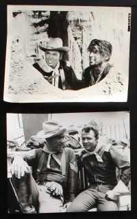 1e311 APACHE RIFLES 24 8x10 stills '64 Audie Murphy vowed to stop bloodshed of two warring nations!