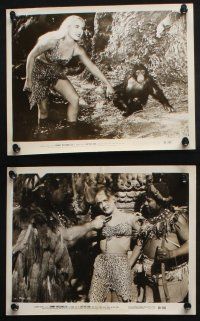 1e414 CAPTIVE GIRL 17 8x10 stills '50 images of sexiest Anita Lhoest in title role, Weissmuller!