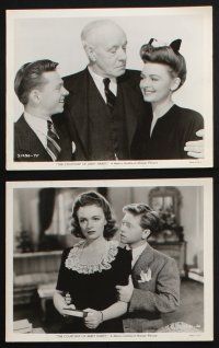 1e568 COURTSHIP OF ANDY HARDY 11 8x10 stills '42 Mickey Rooney, Donna Reed & Lewis Stone!
