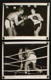 1e368 IRON MAN 20 8x10 stills '51 Jeff Chandler & young Rock Hudson, Evelyn Keyes, boxing!
