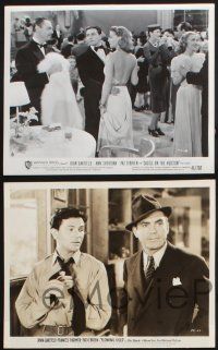 1e843 JOHN GARFIELD 5 8x10 stills '40s with Ann Sheridan, Pat O'Brien, Gregory Peck, Tracy. more!