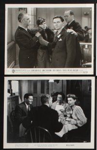 1e767 JOHN GARFIELD 7 8x10 stills '30s-40s from a variety of roles, great image w/ Joan Crawford!