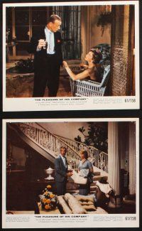 1e212 PLEASURE OF HIS COMPANY 6 color 8x10 stills '61 Fred Astaire, Debbie Reynolds, Palmer, Hunter