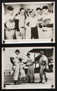 1e467 ROOGIE'S BUMP 15 8x10 stills '54 real life Brooklyn Dodgers baseball including Roy Campanella