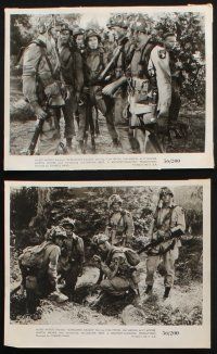 1e354 SCREAMING EAGLES 21 8x10 stills '56 the untold story of the 101st Airborne's Hell Raiders!
