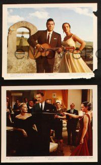 1e254 SERENADE 3 color 8x10 stills '56 Mario Lanza, Joan Fontaine, Sara Montiel & Vincent Price!