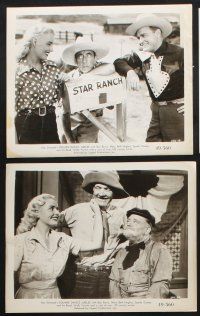 1e591 SQUARE DANCE JUBILEE 11 8x10 stills '49 Red Barry, Mary Beth Hughes, all-star country music!