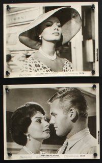 1e558 THAT KIND OF WOMAN 12 8x10 stills '59 images of sexy Sophia Loren, Jack Warden, Tab Hunter!