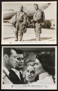 1e593 TOWARD THE UNKNOWN 11 8x10.25 stills '56 great images of William Holden & Virginia Leith!