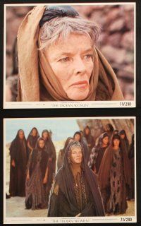 1e162 TROJAN WOMEN 8 8x10 mini LCs '71 Katharine Hepburn, directed by Michael Cacoyannis!
