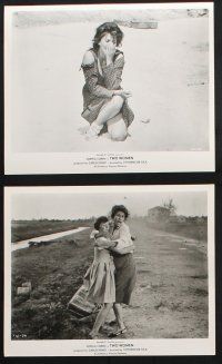 1e530 TWO WOMEN 13 8x10 stills '61 Vittorio De Sica's La Ciociara, Sophia Loren, Belmondo!