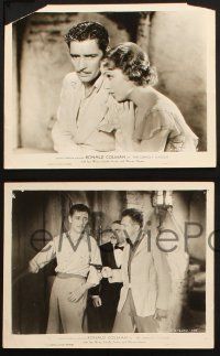 1e953 UNHOLY GARDEN 3 8x10 stills '31 Ronald Colman, Fay Wray, nights of passion, days of violence!