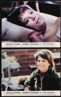 1e179 AFFAIR 7 color English FOH LCs '73 romantic images of Natalie Wood & Robert Wagner!