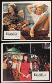 1e182 EMMANUELLE 2 THE JOYS OF A WOMAN 7 color English FOH LCs '75 Sylvia Kristel!