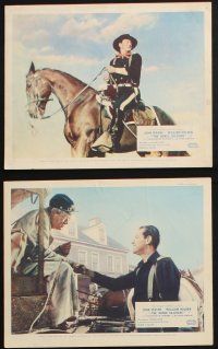 1e084 HORSE SOLDIERS 8 color English FOH LCs '59 Cavalrymen John Wayne & William Holden, John Ford!