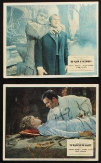 1e101 PLAGUE OF THE ZOMBIES 8 color English FOH LCs '66 Hammer horror, w/great undead monster image