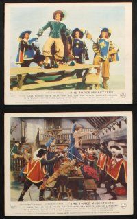 1e136 THREE MUSKETEERS 8 color English FOH LCs '48 Lana Turner, Gene Kelly, June Allyson, Lansbury