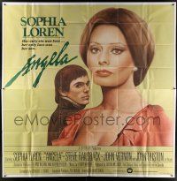1f119 ANGELA int'l 6sh '76 huge c/u art of sexy Sophia Loren, her only sin was love, super rare!
