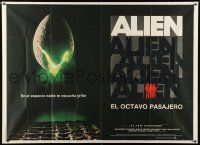 1f283 ALIEN Argentinean 43x58 '79 Ridley Scott classic, includes the super rare teaser image!