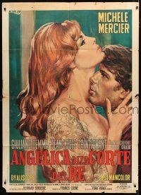 1f435 ANGELIQUE: THE ROAD TO VERSAILLES Italian 1p '65 art of Michele Mercier by Averardo Ciriello