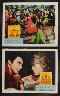 1g925 CAT BALLOU 2 LCs '65 sexy cowgirl Jane Fonda close and dancing with cowboy Michael Callan!