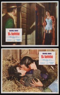 1g934 EL DORADO 2 LCs '66 Howard Hawks, John Wayne, sexy Charlene Holt, James Caan!