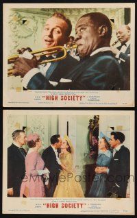 1g946 HIGH SOCIETY 2 LCs '56 Frank Sinatra, Bing Crosby, Grace Kelly & Louis Armstrong!