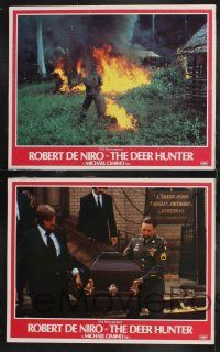 1g662 DEER HUNTER 5 English LCs '78 directed by Michael Cimino, Robert De Niro, Meryl Streep!