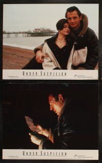 1g477 UNDER SUSPICION 8 English LCs '92 Liam Neeson gets away with murder, sexy Laura San Giacomo
