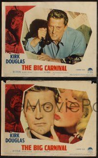 1g647 ACE IN THE HOLE 5 LCs '51 Billy Wilder classic, Kirk Douglas, Jan Sterling, The Big Carnival