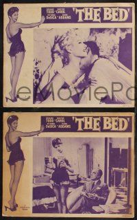 1g840 BED 3 LCs '54 Martine Carol, Vittorio De Sica, Jeanne Moreau, Richard Todd!