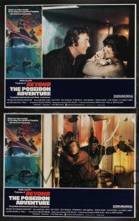 1g053 BEYOND THE POSEIDON ADVENTURE 8 LCs '79 Irwin Allen directed, Michael Caine, Sally Field!