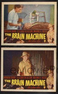 1g071 BRAIN MACHINE 8 LCs '56 Ken Hughes horror, Patrick Barr, the man with murder on his mind!