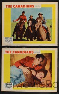 1g083 CANADIANS 8 LCs '61 great images of Robert Ryan & The Royal Mounted Police!