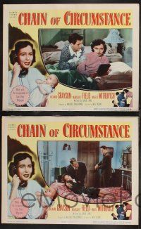 1g092 CHAIN OF CIRCUMSTANCE 8 LCs '51 Richard Grayson, Margaret Field, unfit mother!