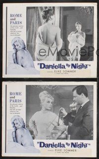 1g850 DANIELLA BY NIGHT 3 LCs '62 great images of sexy Elke Sommer!