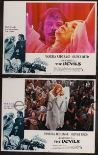 1g124 DEVILS 8 LCs '71 cool images of Oliver Reed & Vanessa Redgrave, directed by Ken Russell!