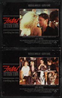1g535 FATAL ATTRACTION 7 LCs '87 Michael Douglas, Glenn Close, a terrifying love story!