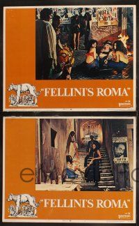 1g158 FELLINI'S ROMA 8 LCs '72 Italian Federico classic, the fall of the Roman Empire!